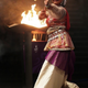 Illustration for article titled Gorgeously Bejeweled Dancer Fans Flames